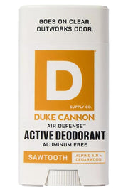Duke Cannon Men's Aluminum-Free Deodorant - Sawtooth (Alpine Air + Cedarwood), 3oz