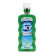 ACT Anticavity Zero Alcohol Fluoride Mouthwash With Accurate Dosing Cup - Mint, 18 fl. oz.