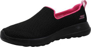 Skechers Women's Go Walk Joy Cushioning Sneakers - Black/Hot Pink, Size 9 Wide