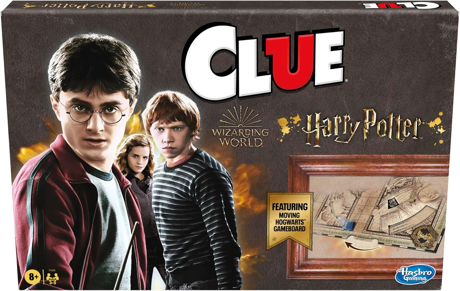 Hasbro Gaming Clue: Wizarding World Harry Potter Edition Mystery Board Game *Damaged Box*