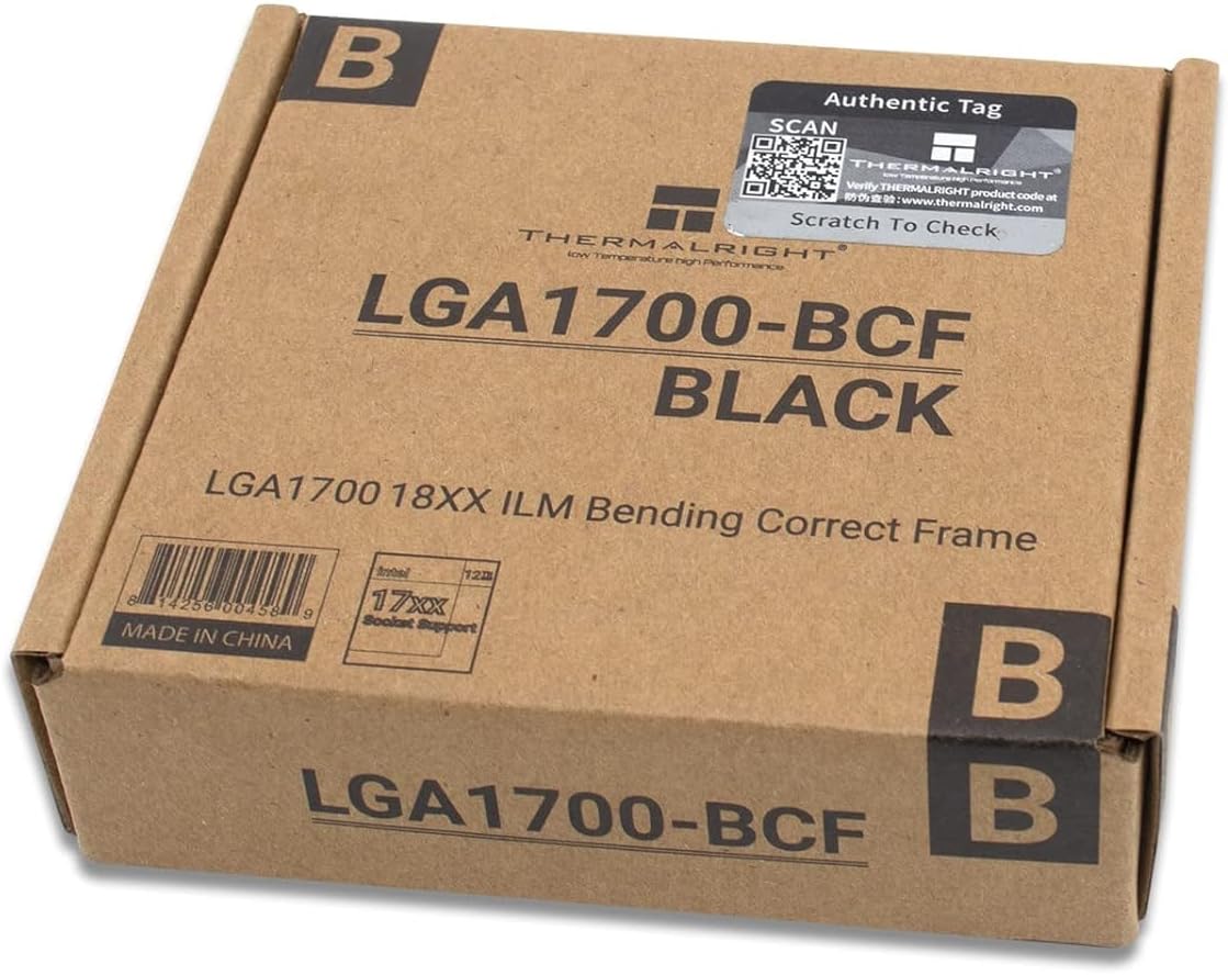 Thermal right Intel 12th-14th Gen LGA 1700 CPU Contact Frame - CPU Bending Correction Fixing Buckle