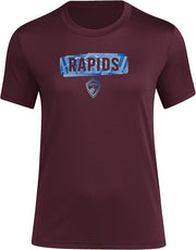 adidas Women's Colorado Rapids MLS Short Sleeve T-Shirt - Maroon, Size XL Tall