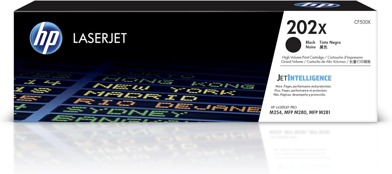 HP Original 202X High Yield Toner Cartridge - Black *Single Cartridge*