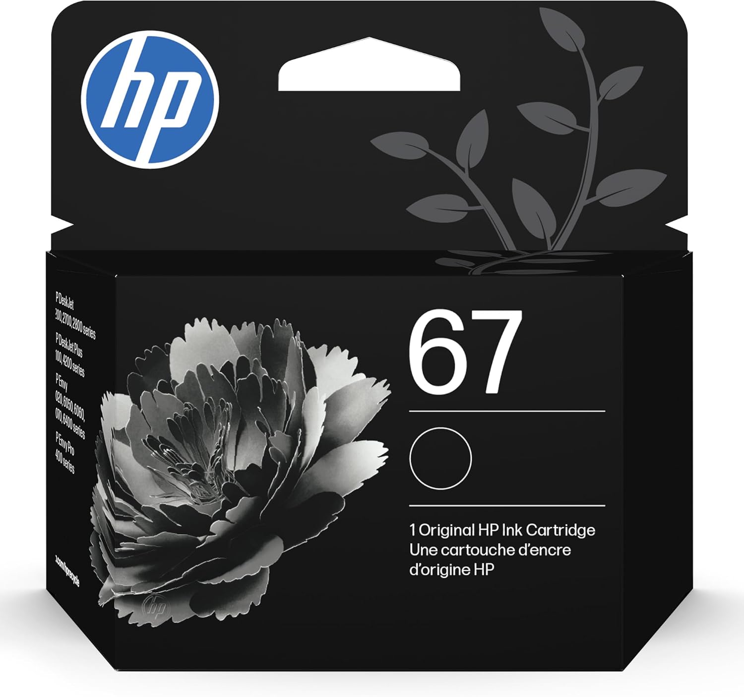HP 67 Black Ink Cartridge - Standard Yield