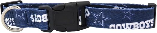 Littleearth Dallas Cowboys Pet Collar - Size M