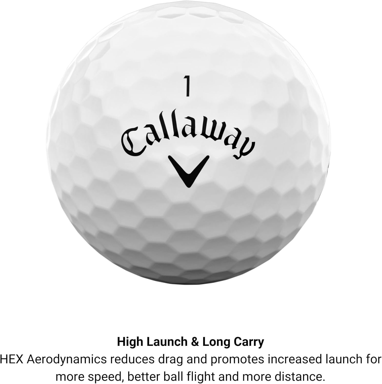 Callaway Golf Warbird Golf Balls - 2023 Version, White, Pack of 24 Balls