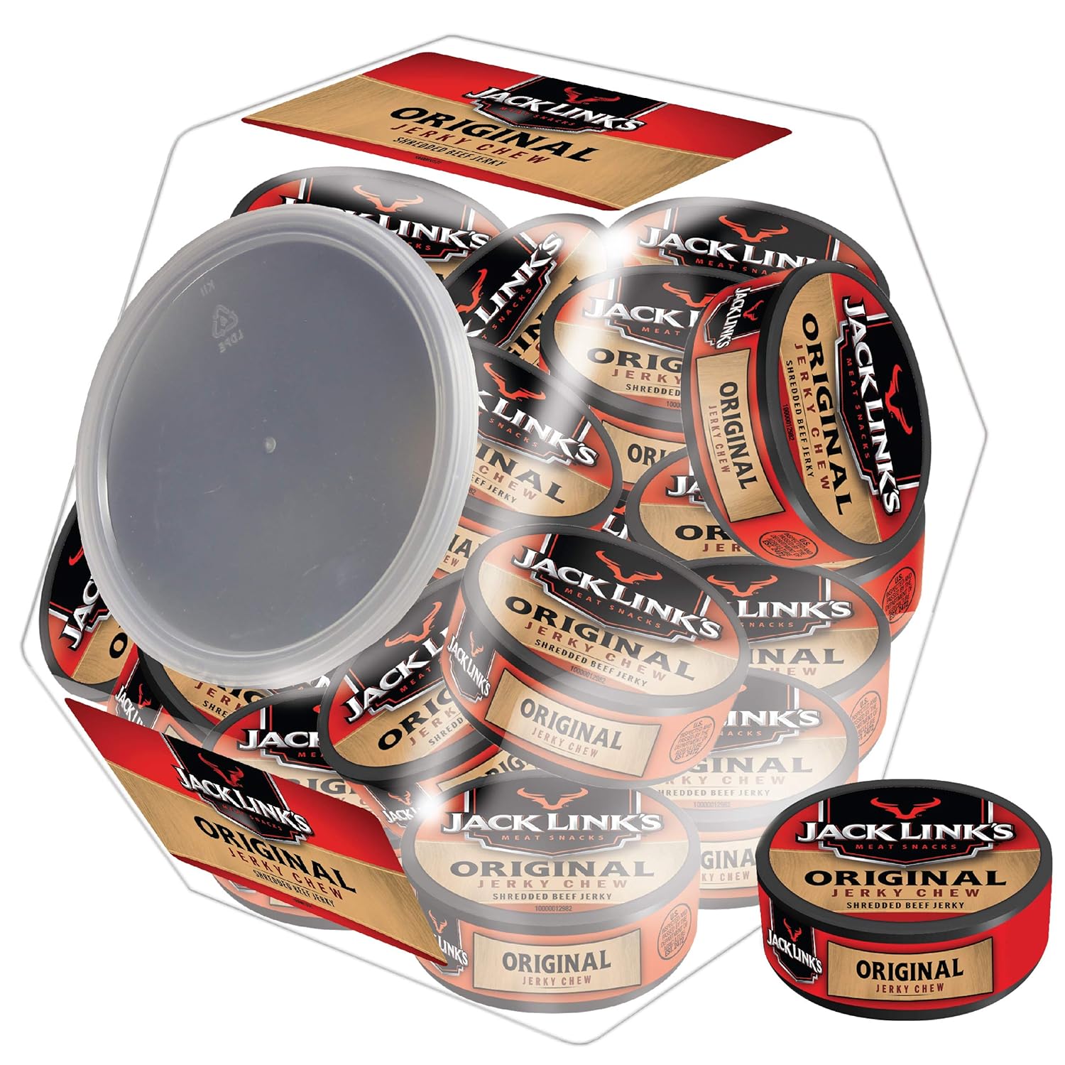 Jack Link's Beef Jerky Chew, Original Flavor, 0.32 oz - 36 Count Case