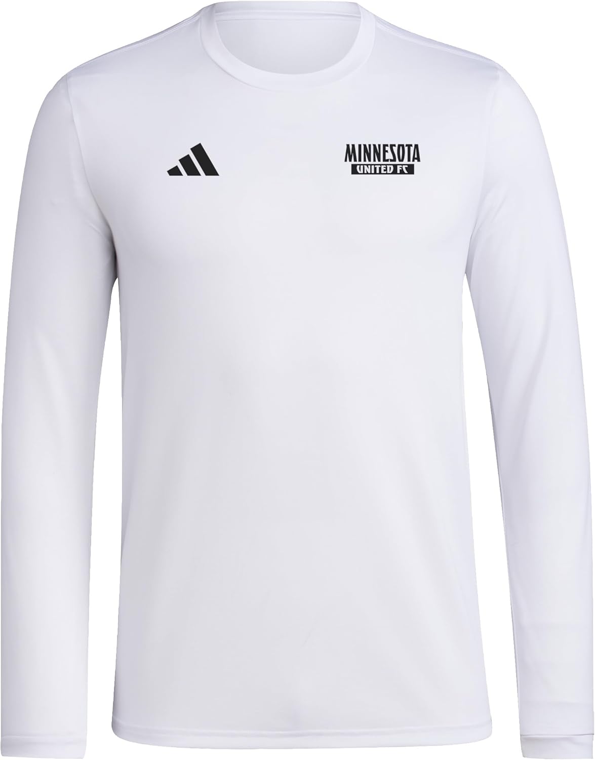 adidas Men's Minnesota United FC Long Sleeve T-Shirt - White, Size XL