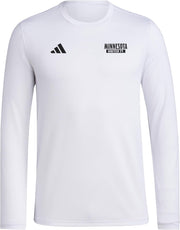 adidas Men's Minnesota United FC Long Sleeve T-Shirt - White, Size XL
