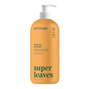 ATTITUDE Body Wash Shower Gel, Dermatologically Tested, Plant and Mineral-Based - Orange Leaves, 32 fl. oz.