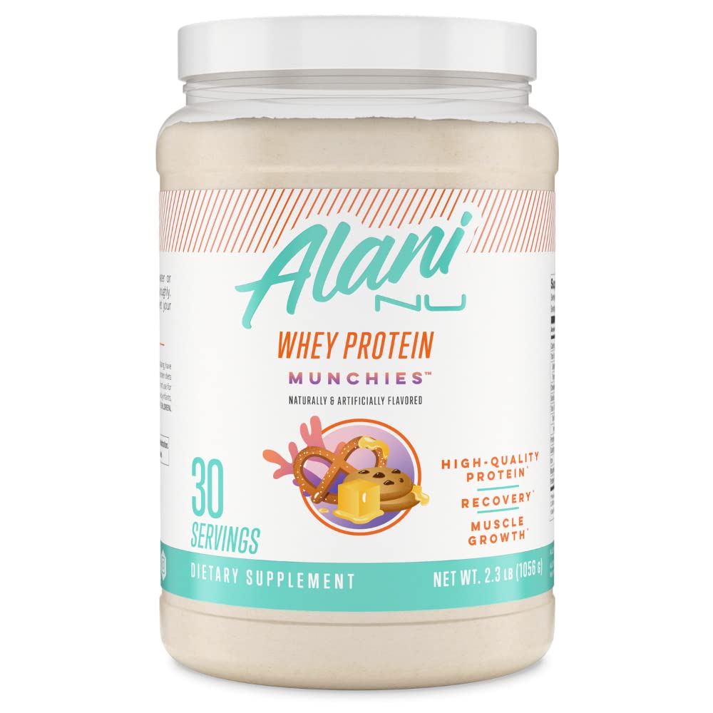 Alani Nu Whey Protein Powder - Munchies, 30 Servings