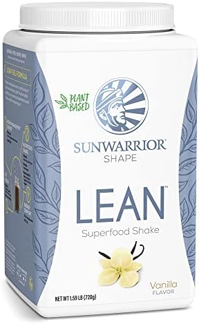 Sunwarrior Shape Lean Superfood Shake, Vanilla, 1.59lb / 20 Servings