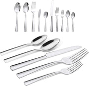 Brightown 65 Piece Stainless Steel Silverware Flatware Cutlery Set, Service for 12
