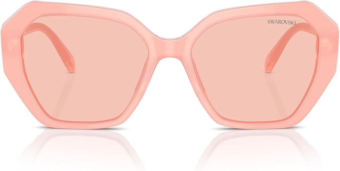 Swarovski Women's SK6017F Asian Fit Sunglasses - Pink, 57/16/145