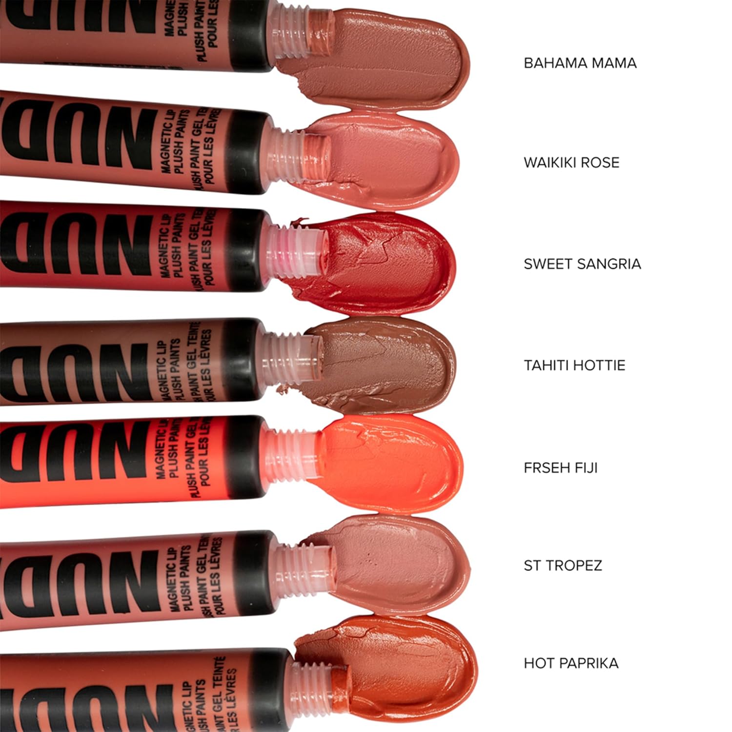 Nudestix Magnetic Lip Plush Paints Lip Gloss - Saint Tropez, 10mL