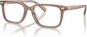 Coach Men's HC6239U 5819 Eyewear Frames - Transparent Pecan, 55mm