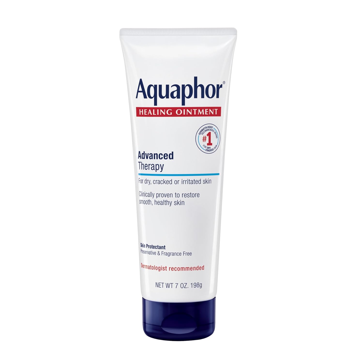 Aquaphor Healing Ointment Advanced Therapy Skin Protectant Fragrance Free - 7 oz