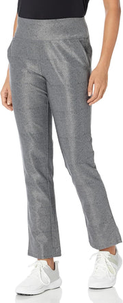 adidas Women's Ultimate365 Printed Flare Golf Pants - Charcoal Gray, Size Small