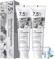 MoonGaze 7.5% Hydroxyapatite Toothpaste, Fluoride-Free for Sensitive Teeth - Gentle Mint, 4.23oz (2 Pack)