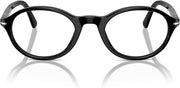 Persol Unisex Adult PO3351V 95 Eyewear Frames - Black, 52/21/145