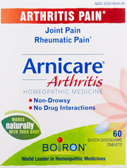 Boiron Arnicare Arthritis Pain Relief Meltaway Tablets (Unflavored) - 60ct