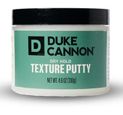 Duke Cannon Supply Co. Men's Dry Hold Texture Putty Hair Pomade - Medium Hold No Shine - 4.6 oz