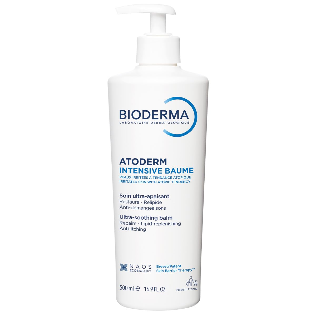 Bioderma Atoderm Intensive Balm for Dry to Atopic Sensitive Skin, 16.9 fl. oz.