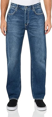 AllSaints Men's Reid Regular Fit Jeans - Indigo Blue, 28W x 32L