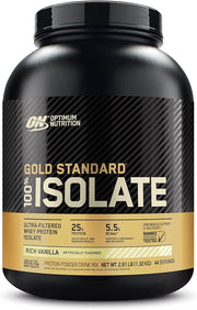 Optimum Nutrition Gold Standard 100% Isolate Protein Powder - Rich Vanilla, 2.91 lbs.