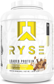 Ryse Loaded Premium Whey Protein Powder - Cinnamon Toast, 4lb