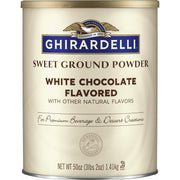 Ghirardelli Sweet Ground Powder White Chocolate, 50 oz
