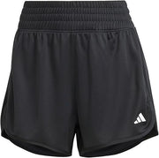 adidas Women's High-Waisted Knit Pacer Shorts - Black, Size XS