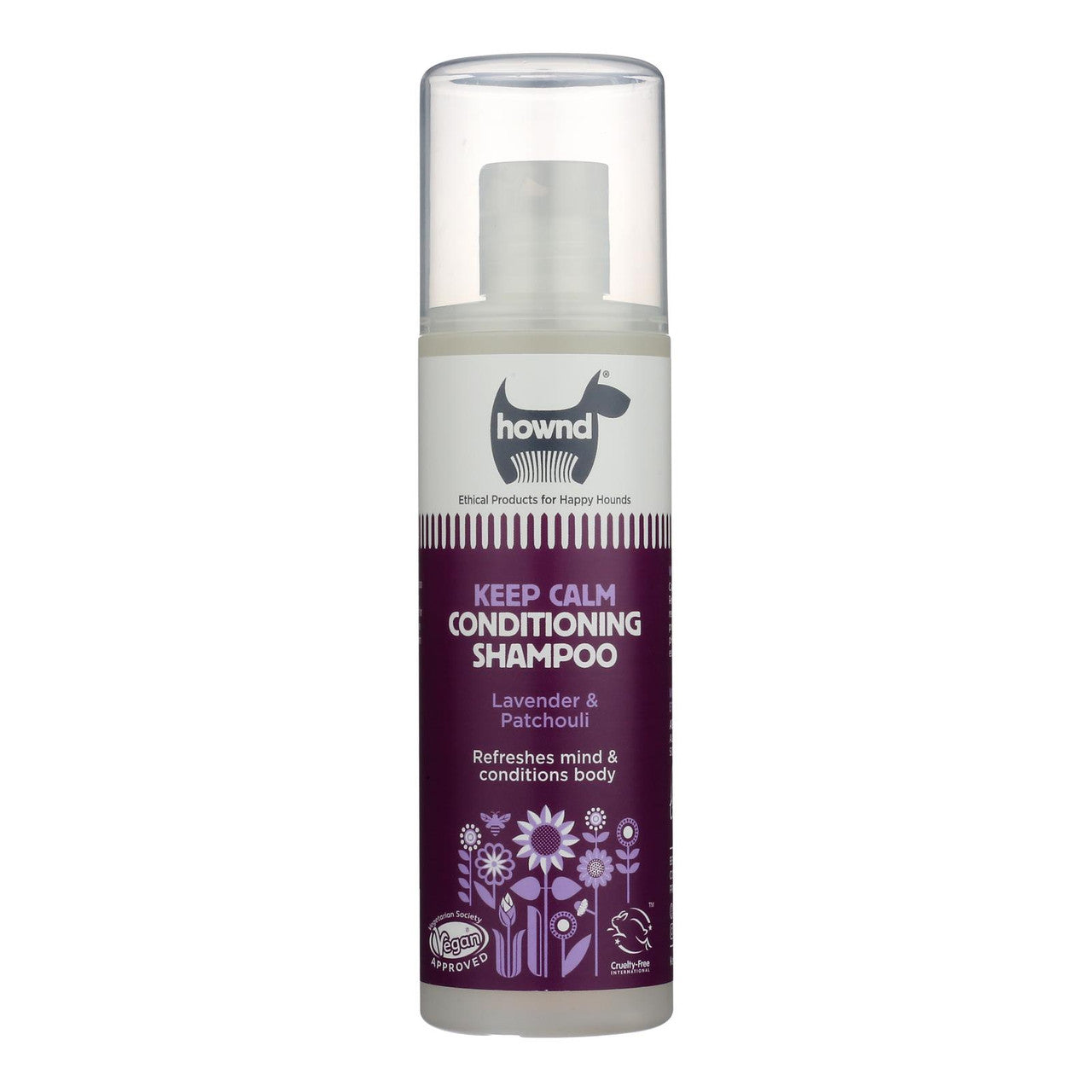 hownd Keep Calm Conditioning Shampoo For Dogs - Lavender & Patchouli, 8.5 fl. oz.