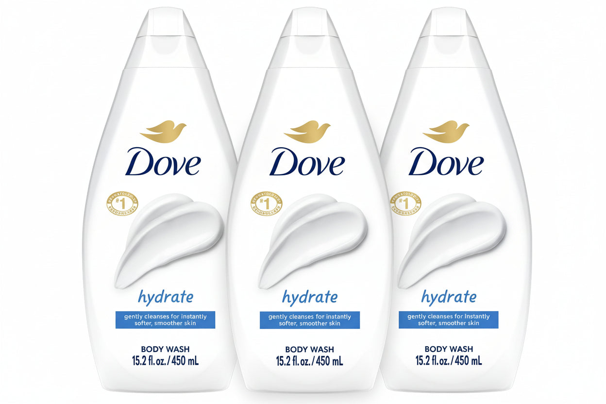 Dove Body Wash - Hydrate, 15.2 fl. oz. (3 Pack)