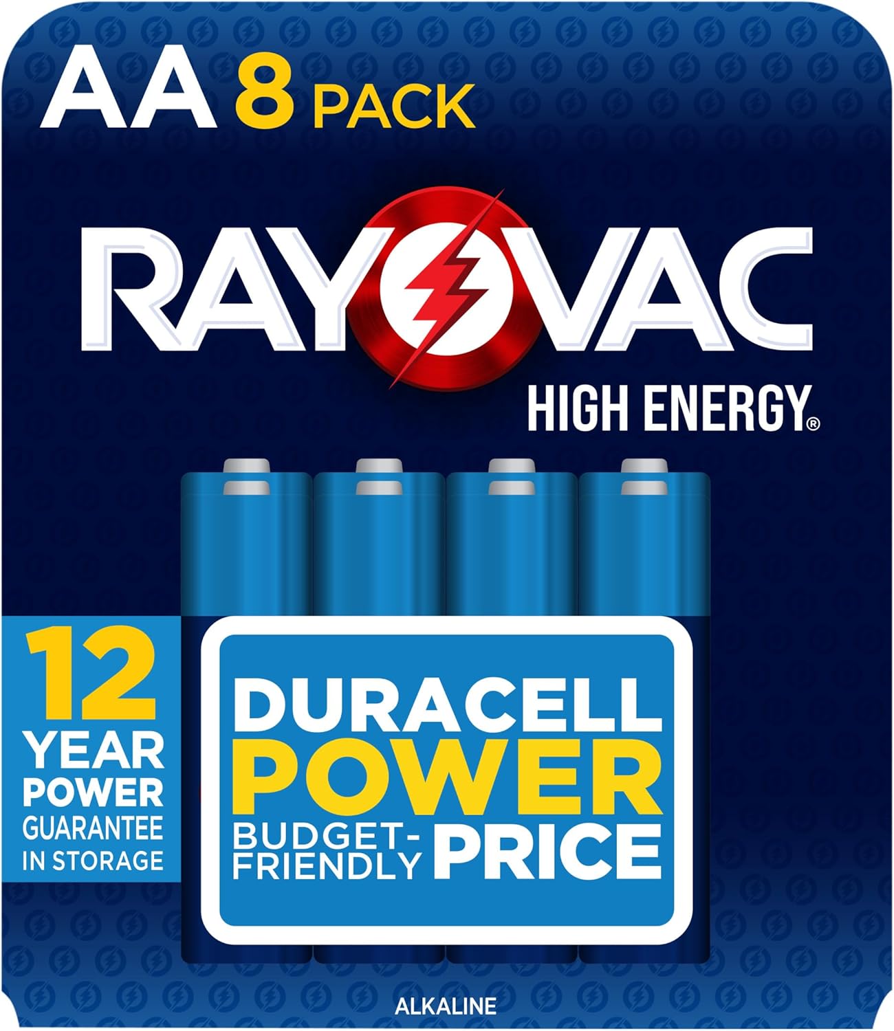 Rayovac High Energy Alkaline Batteries - AA- 8 Pack