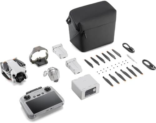 DJI Mini 4 Pro Fly More Combo Plus (DJI RC2), Lightweight and Foldable Drone with 4K/60fps Video, 48MP Photos, 34min Flight Time 1581F6Z9A243VML38811