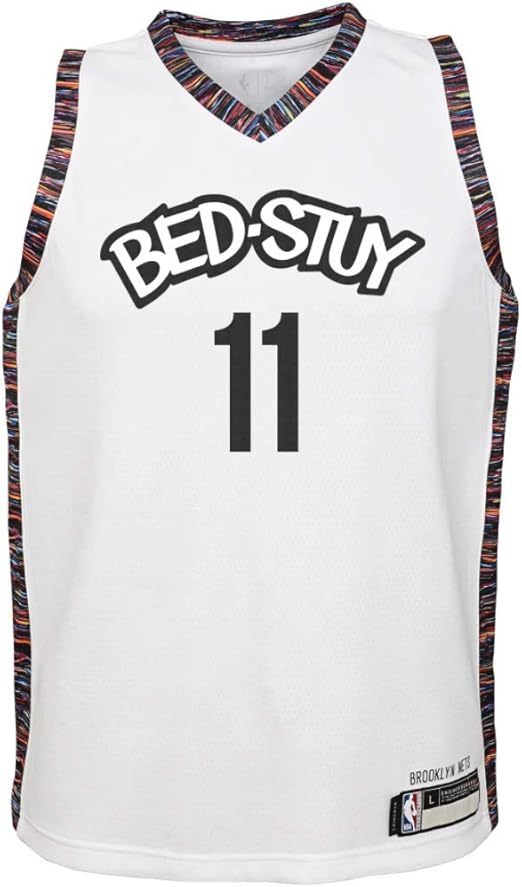 Outerstuff NBA Toddler Official Replica Home Alternate Road Player Jersey - Kyrie Irving Brooklyn Nets City Edition, Size 3T