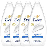 Dove Body Wash - Hydrate Moisturizing Cleanser, 25.36 fl. oz. (4 Pack)