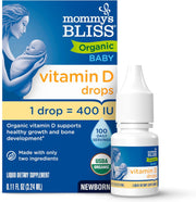 Mommy's Bliss Organic Baby Vitamin D Drops (400 IU) - 0.11oz (100 Servings)