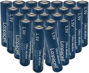 Loopacell 1.5V Alkaline Batteries - AAA - 24 Pack