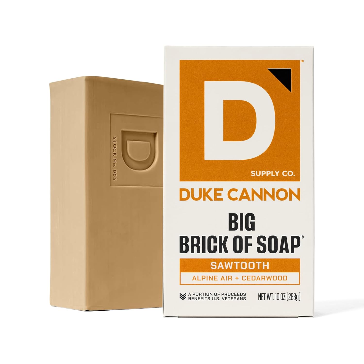 Duke Cannon Supply Co. Extra Large Bar Soap - Sawtooth (Alpine Air + Cedarwood), 10oz