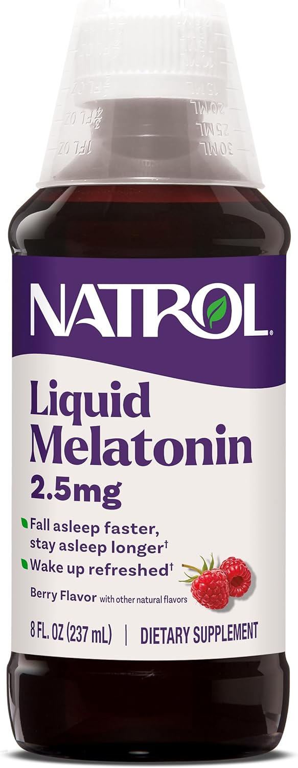 Natrol Liquid Melatonin 2.5mg - Berry, 8 fl. oz.