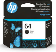 HP 64 Black Ink Cartridge - Standard Yield