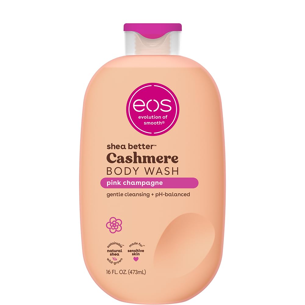 eos Shea Better Cashmere pH Balanced Body Wash - Pink Champagne, 16 fl. oz.