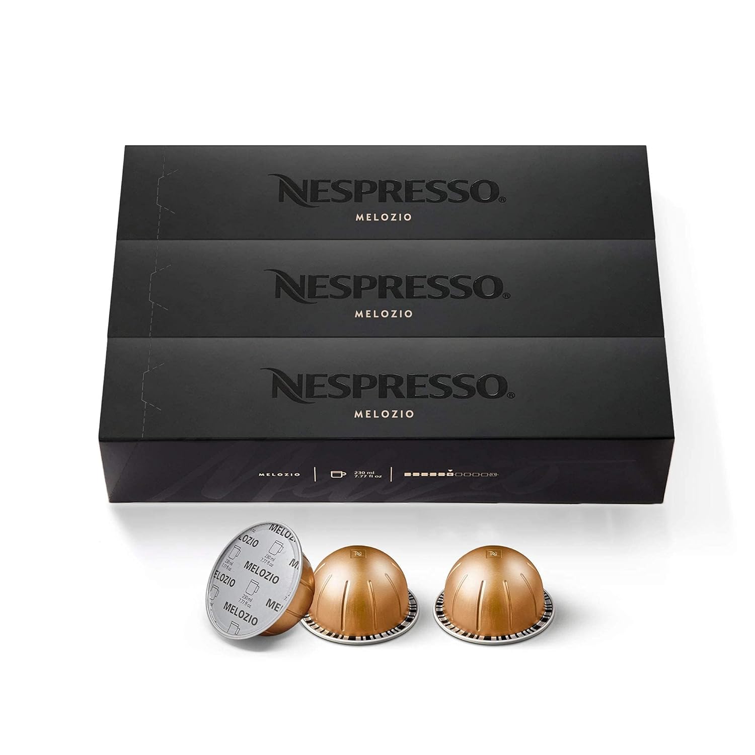 Nespresso Vertuo Melozio Medium Roast Coffee Capsules, 30ct