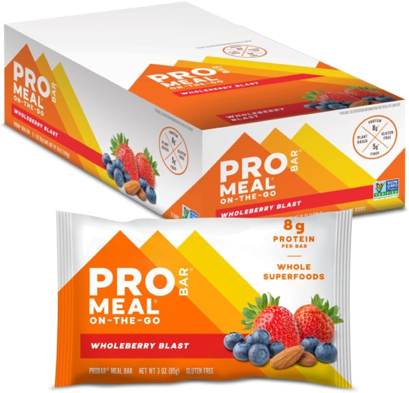 Probar Meal Bar On-The-Go - Wholeberry Blast, 12ct