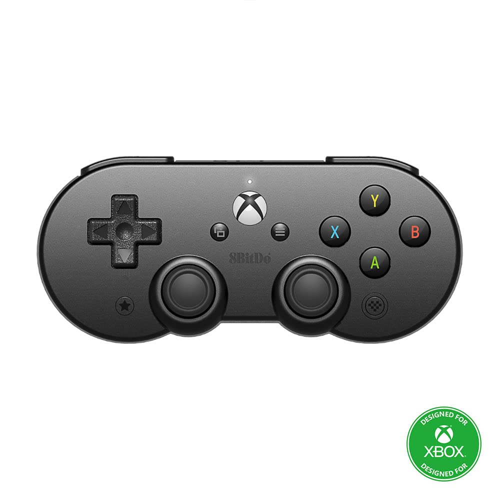 8Bitdo SN30 Pro Bluetooth Controller for iOS, Xbox, Android + Clip - Black