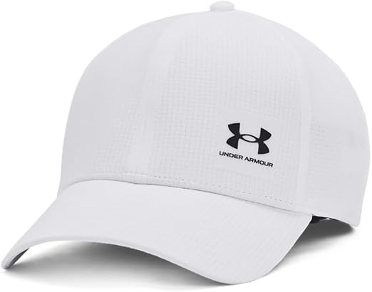 Under Armour Unisex Adult Iso-Chill ArmourVent Adjustable Hat - White/Castlerock, OSFM