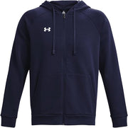 Under Armour Men's Rival Fleece Full-Zip Hoodie - Midnight Navy, Size XL
