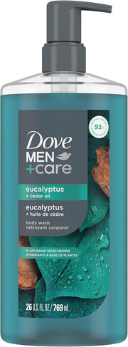 Dove Men+Care Body Wash - Eucalyptus + Cedar Oil, 26 fl. oz.